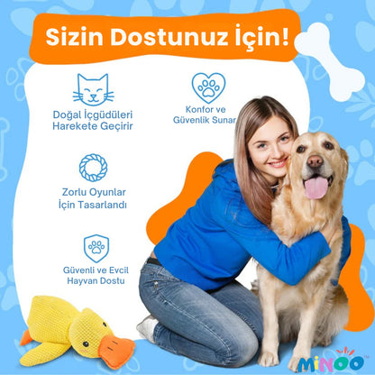 Minoo™ Sakinleştirici Dayanıklı Ördek Oyuncağı